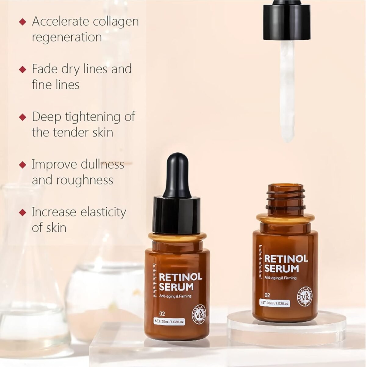 VIBRANT GLAMOUR FDA Retinol Cream + Serum Hyaluronic - Image 4