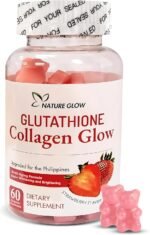 Nature Glow Glutathione Collagen - Strawberry Flavor, 60 Chewable Gummies - Image 2