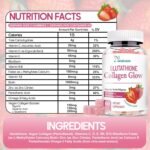 Nature Glow Glutathione Collagen - Strawberry Flavor, 60 Chewable Gummies - Image 6